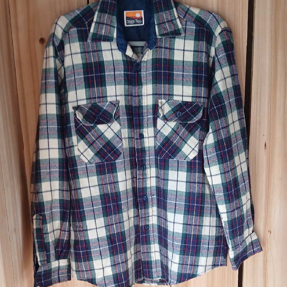 Ozark Trail Multicolor Plaid Shirt Jacket